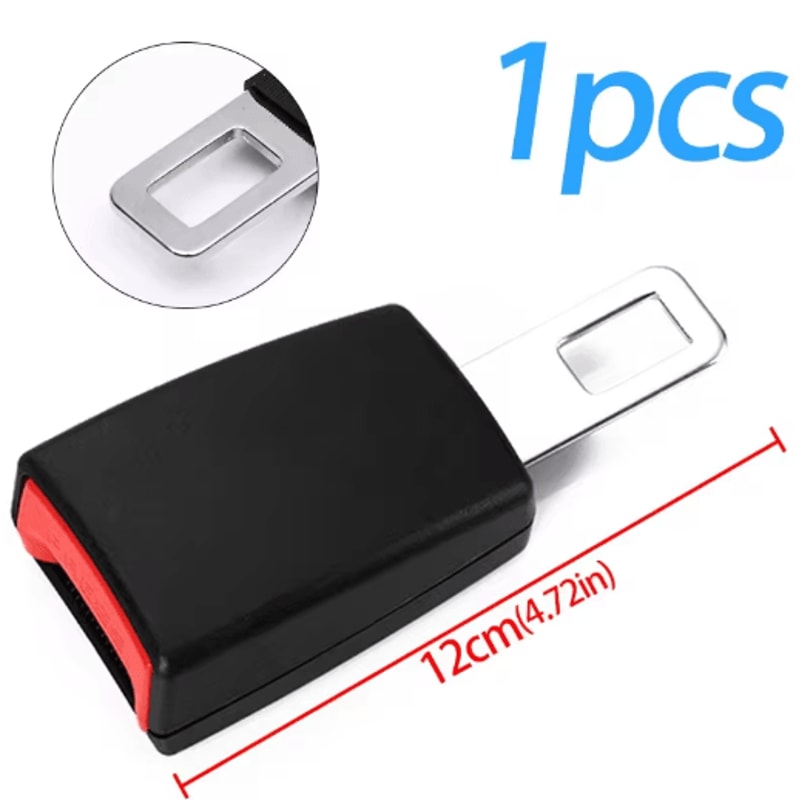 Car Seat Belt Extender Buckle Thickened Straight Insert Safety Belt Lengthener 15