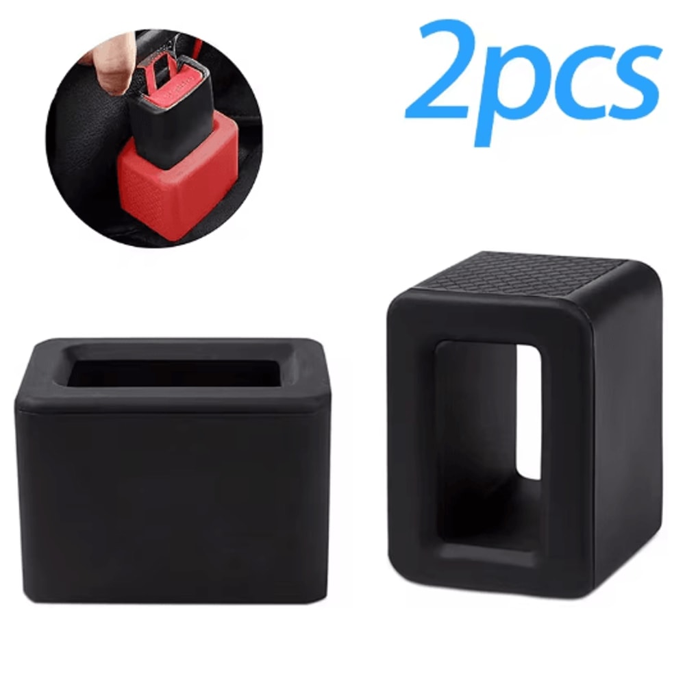 Car Seat Belt Extender Buckle Thickened Straight Insert Safety Belt Lengthener 3