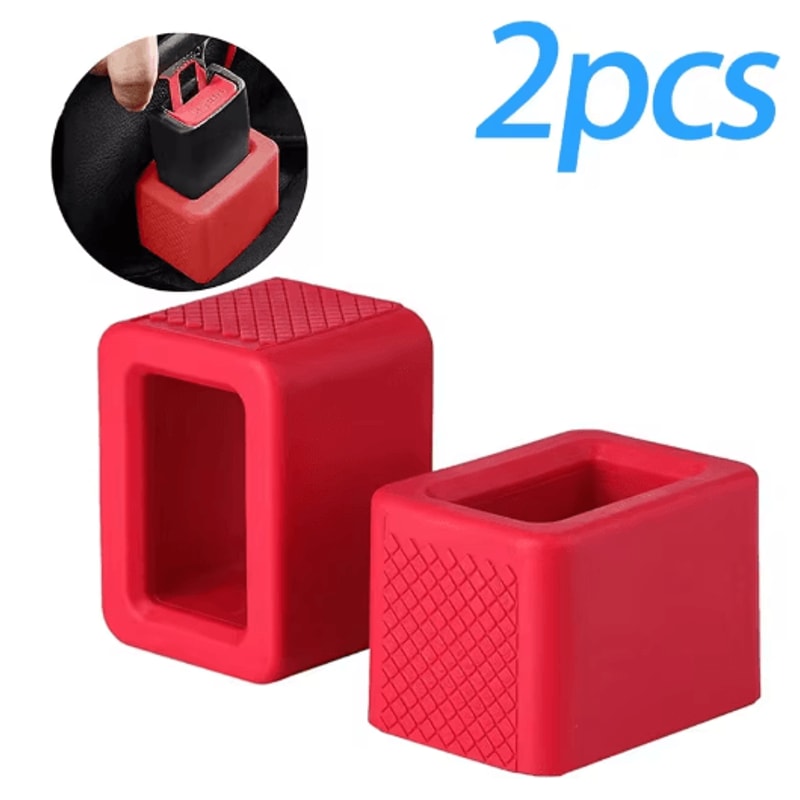 Car Seat Belt Extender Buckle Thickened Straight Insert Safety Belt Lengthener 4