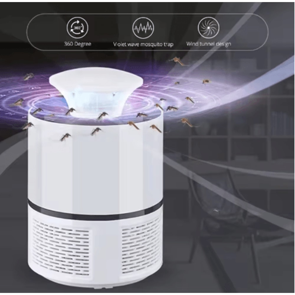 Portable Electric Mosquito Flycatcher USB Silent Mosquito Killer Lamp 4