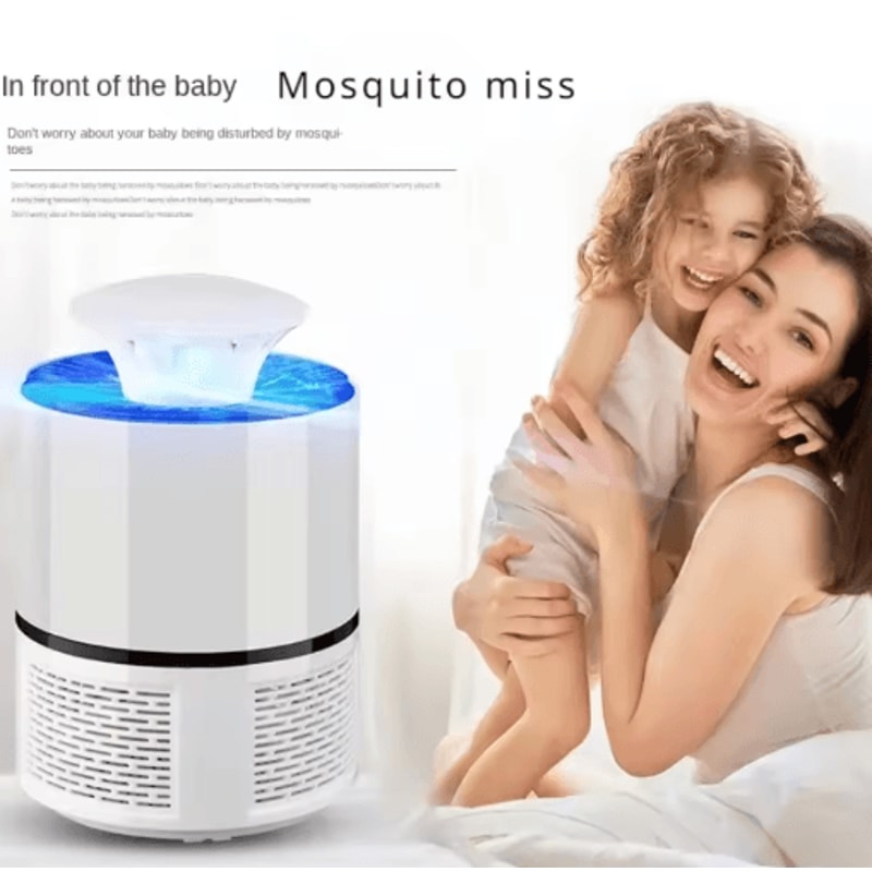 Portable Electric Mosquito Flycatcher USB Silent Mosquito Killer Lamp 5