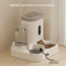 Automatic Dog Cat Feeder With Water Fountain Large Capacity Pet Food Dispenser 8