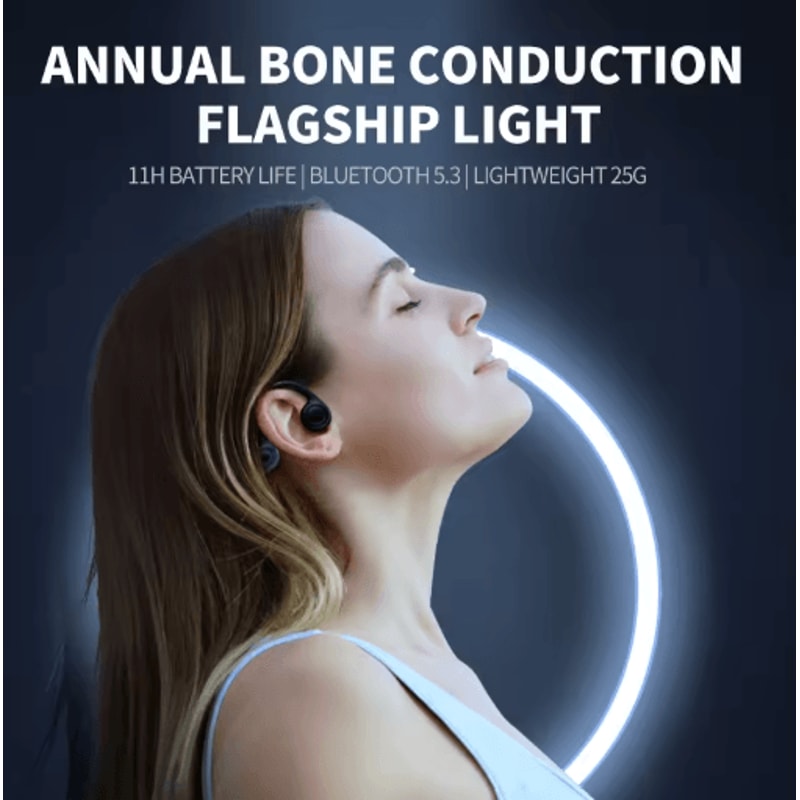 Xiaomi Mijia Wireless BoneConduction Bluetooth 53 Sports Earphones Ear Hook Headsets For Running 6