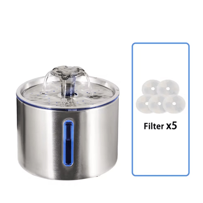 Stainless Steel Cat Water Fountain 25L Automatic Pet Water Dispenser 1
