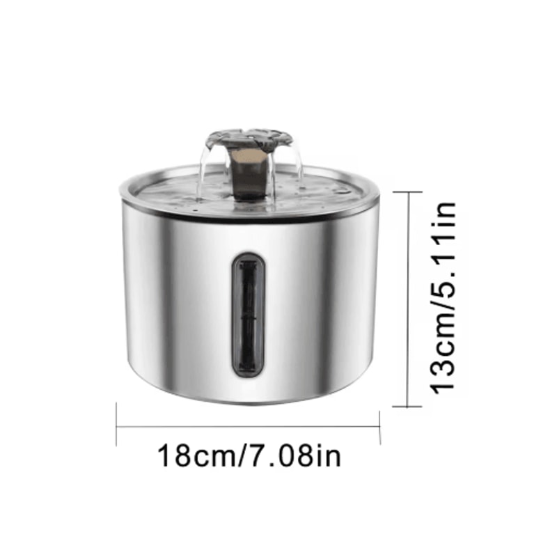 Stainless Steel Cat Water Fountain 25L Automatic Pet Water Dispenser 4
