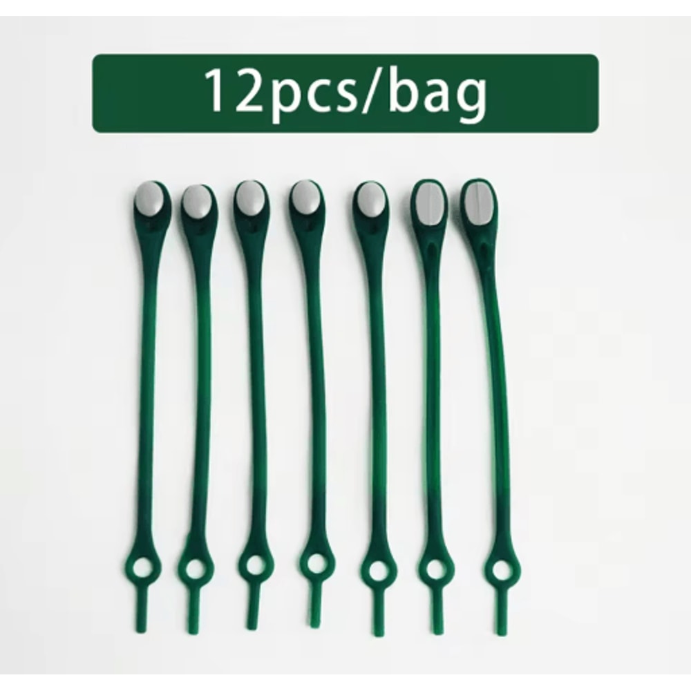 Stretch Silicone No Tie Shoelaces Elastic Laces For Sneakers 12 Pcs Set 4