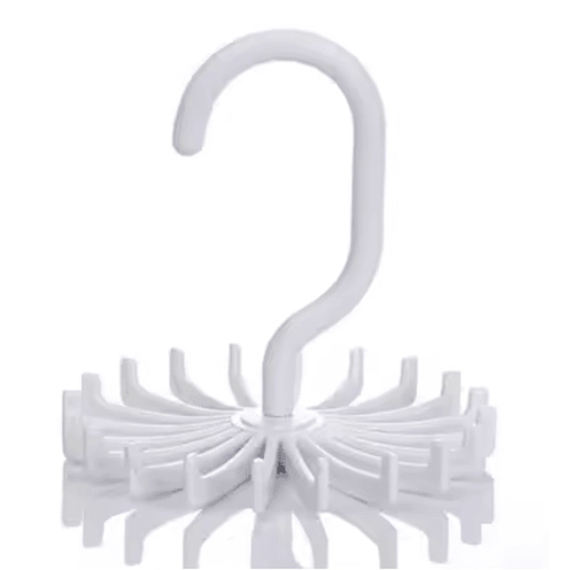360 Rotatable Tie And Scarf Hanger 20 Claw Clothing Organizer Rack 3