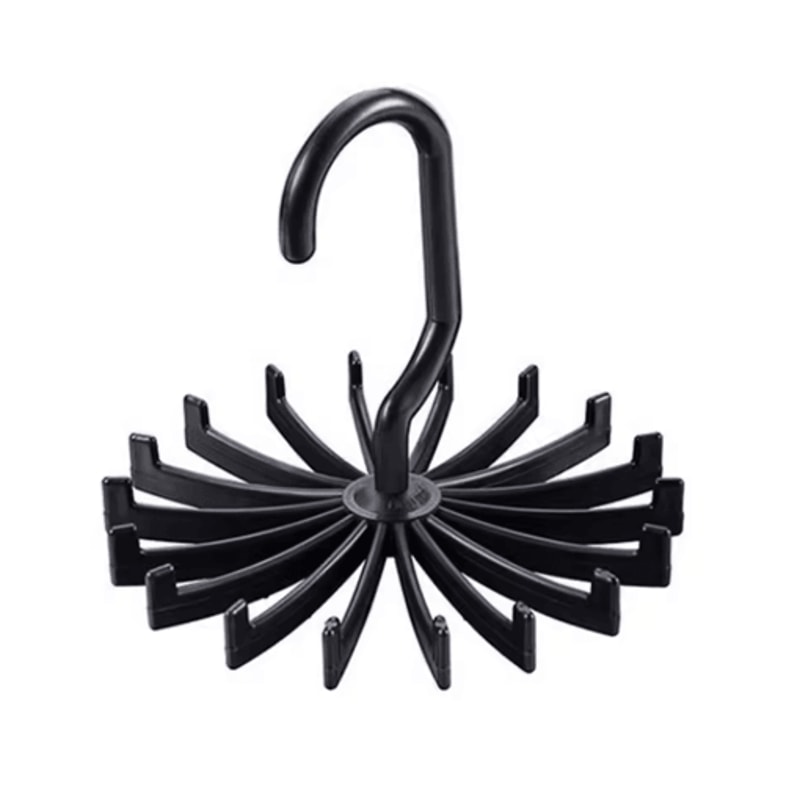 360 Rotatable Tie And Scarf Hanger 20 Claw Clothing Organizer Rack 7