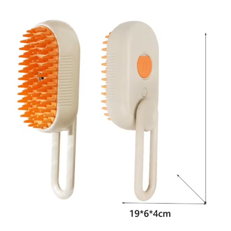Newest Pet Steam Spray Grooming Comb MultiFunctional Massage Hair Removal Brush 3