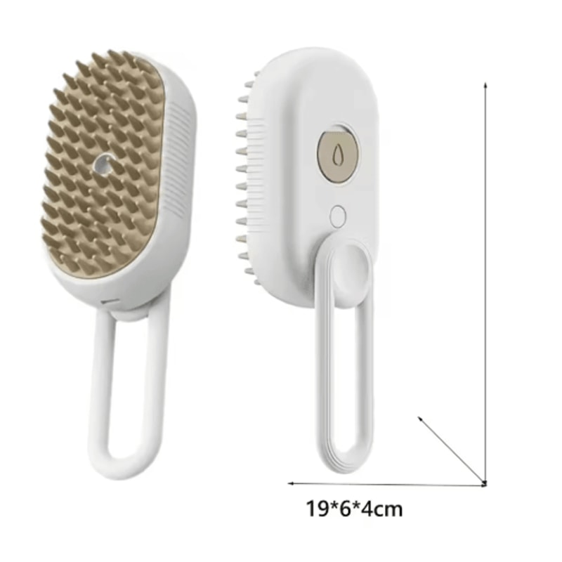 Newest Pet Steam Spray Grooming Comb MultiFunctional Massage Hair Removal Brush 4