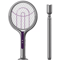 2in1 Rechargeable Electric Mosquito Swatter Trap Lamp Retractable Bug Zapper For Home 1