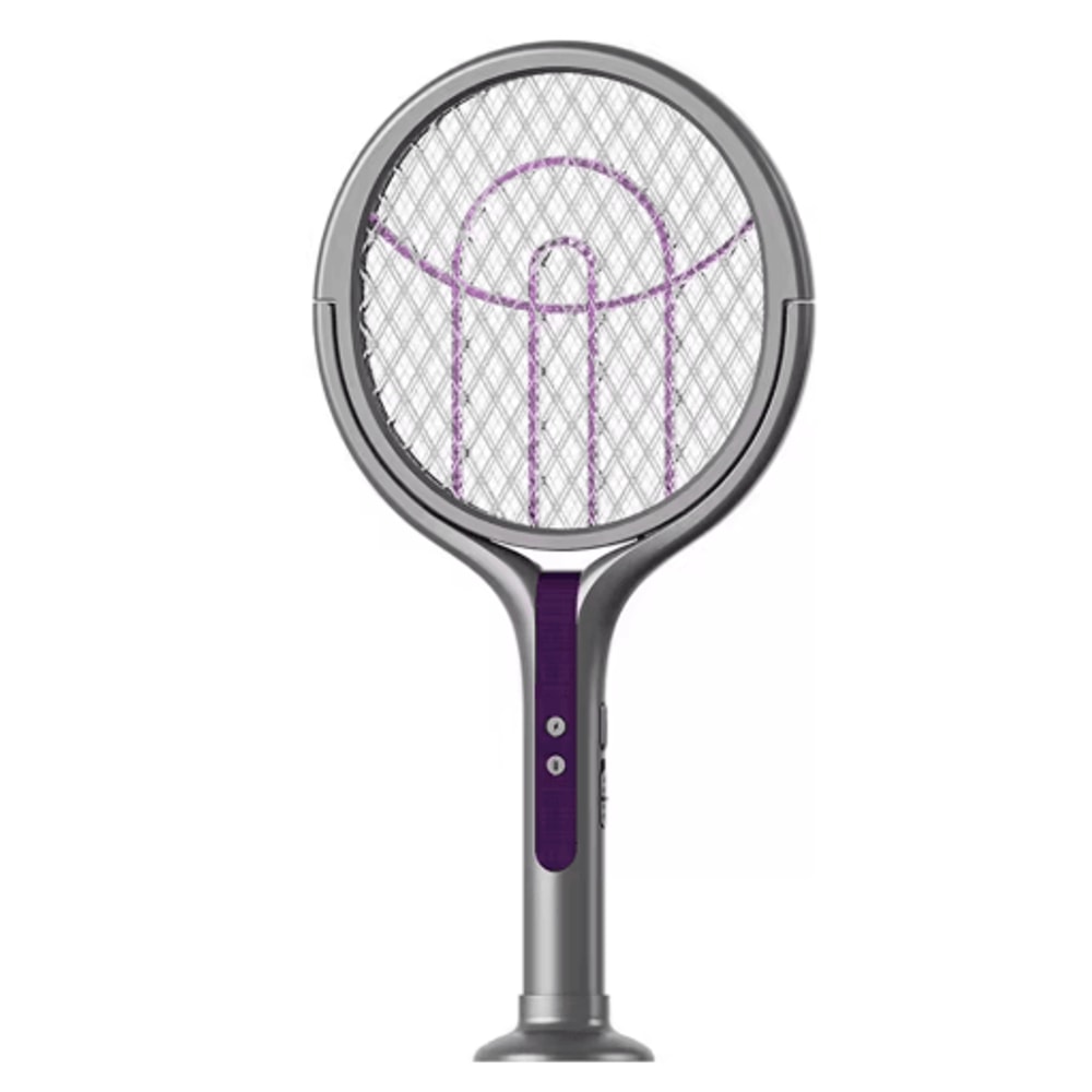 2in1 Rechargeable Electric Mosquito Swatter Trap Lamp Retractable Bug Zapper For Home 2