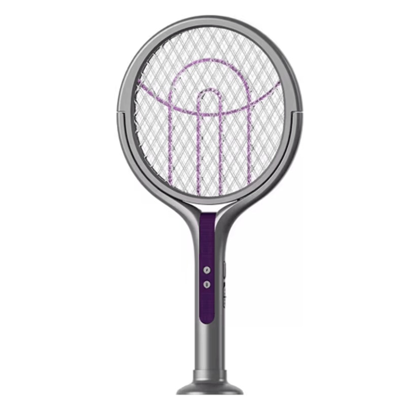 2in1 Rechargeable Electric Mosquito Swatter Trap Lamp Retractable Bug Zapper For Home 2