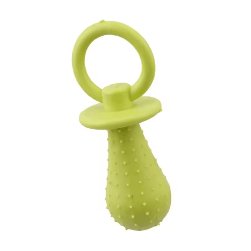 Pet Rubber Pacifier Chew Toy Interactive Soother ToothCleaning Toy For Dogs Cats 1