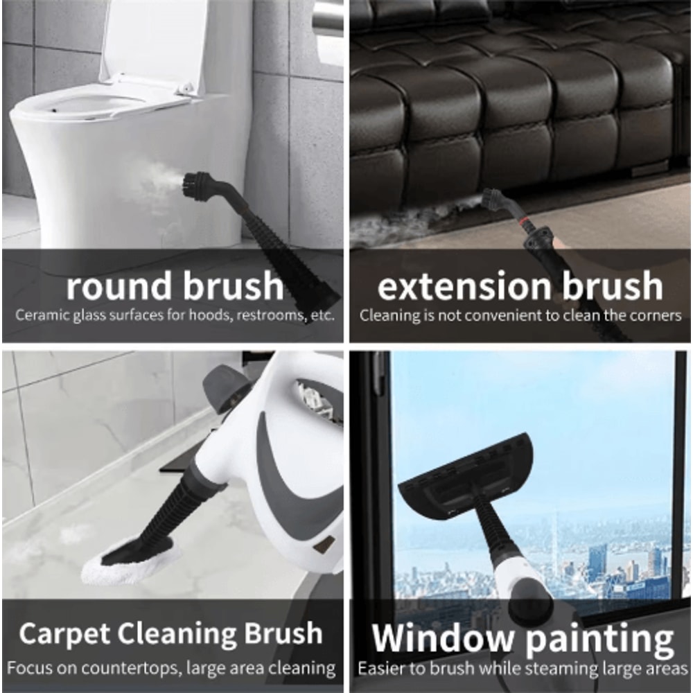 Pressurized Handheld Steam Cleaner Portable HighPressure MultiSurface Steamer 13