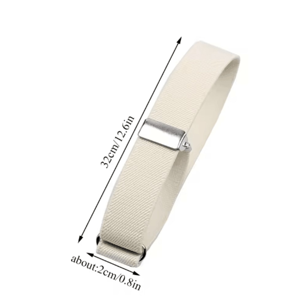 Mens And Womens Sleeve Garters Non Slip Elastic Arm Bands With Stripe Plaid Design 7