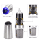 Electric Pepper Mill Set Automatic Gravity Salt And Spice Grinder With LED Light 7