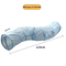 Foldable Cat Play Tunnel Breathable Indoor Cat Toy With Crinkle Paper 11