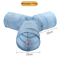 Foldable Cat Play Tunnel Breathable Indoor Cat Toy With Crinkle Paper 13