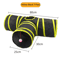 Foldable Cat Play Tunnel Breathable Indoor Cat Toy With Crinkle Paper 14