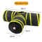 Foldable Cat Play Tunnel Breathable Indoor Cat Toy With Crinkle Paper 14