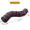 Foldable Cat Play Tunnel Breathable Indoor Cat Toy With Crinkle Paper 15