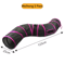 Foldable Cat Play Tunnel Breathable Indoor Cat Toy With Crinkle Paper 15