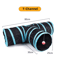 Foldable Cat Play Tunnel Breathable Indoor Cat Toy With Crinkle Paper 20