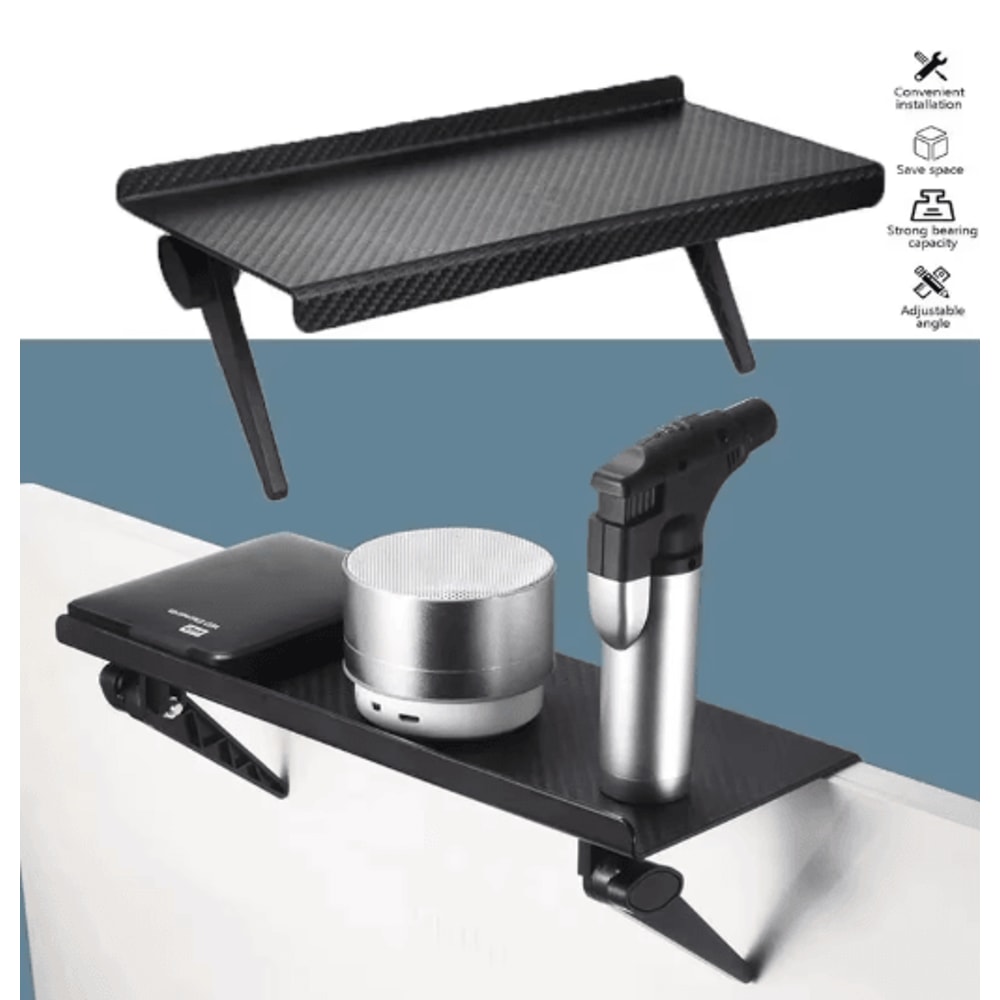 NoDrill Computer TV Screen Storage Rack Router SetTop Box Organizer 4