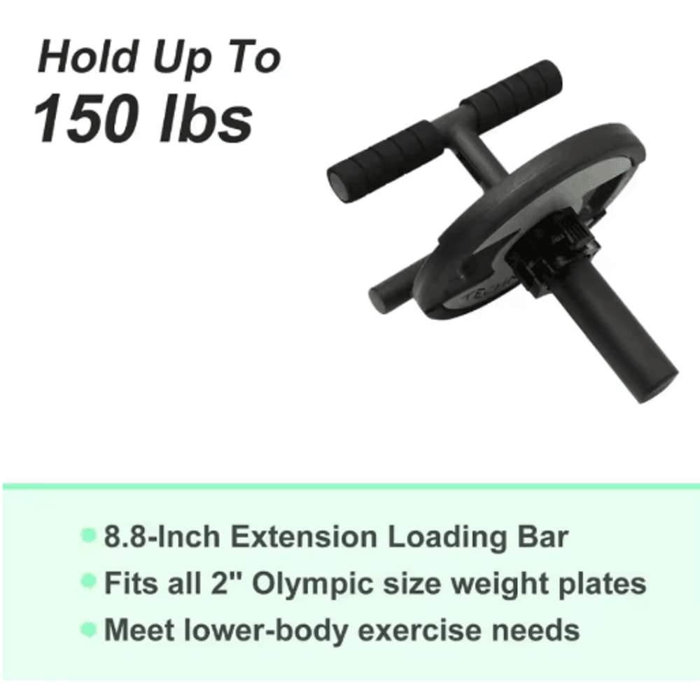 Tib Bar Tibialis Anterior Trainer Calf Raise Shin Strength Equipment Fits 2 Plates 3