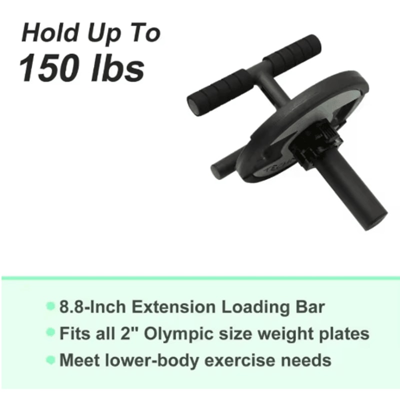 Tib Bar Tibialis Anterior Trainer Calf Raise Shin Strength Equipment Fits 2 Plates 3