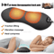 3 In 1 Electric Lumbar Support Pillow Adjustable Height Heating And Vibration Relief 6