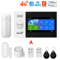 PGST PG107 4G Wireless Home Alarm System Smart WiFi Security With 43 Touch Screen 6