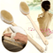 Natural Bristle Back Scrubber Shower Brush Long Wooden Handle Exfoliating Bath Brush 5