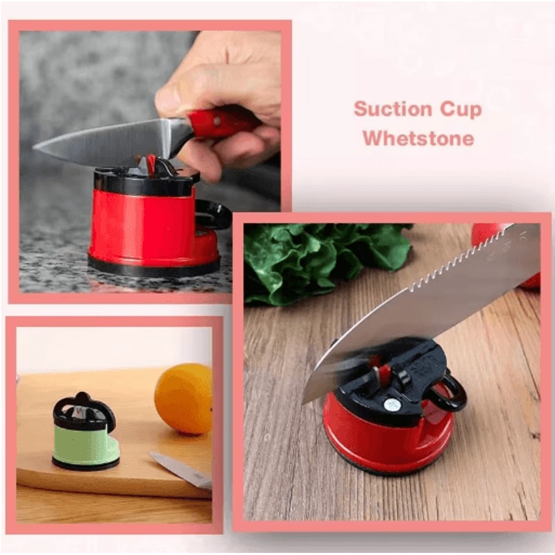 Suction Knife Sharpener Easy And Safe Kitchen Knife Sharpening Tool 0
