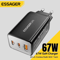 Essager 67W GaN USBC Charger PD 30 QC 30 Fast Charger For Phones Laptops 6