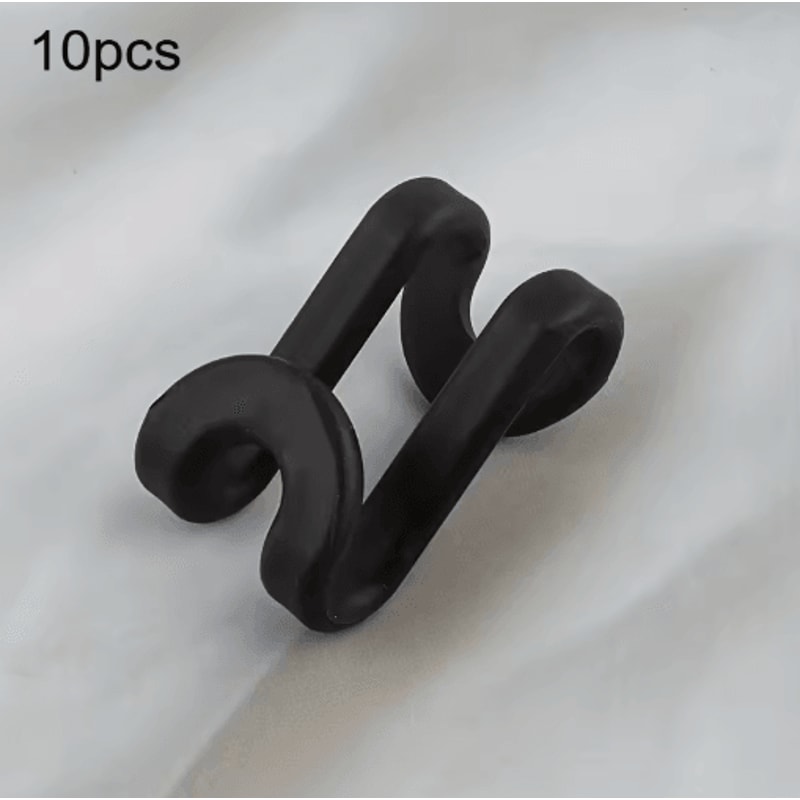 Velvet Hanger Connector Hooks Clothes Organizer SpaceSaving Extenders 10pcs 1