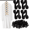 Velvet Hanger Connector Hooks Clothes Organizer SpaceSaving Extenders 10pcs 5