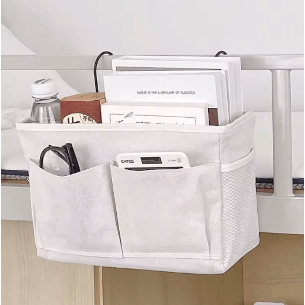Dorm Bedside Hanging Storage Bag Multifunctional Organizer With Pockets 1