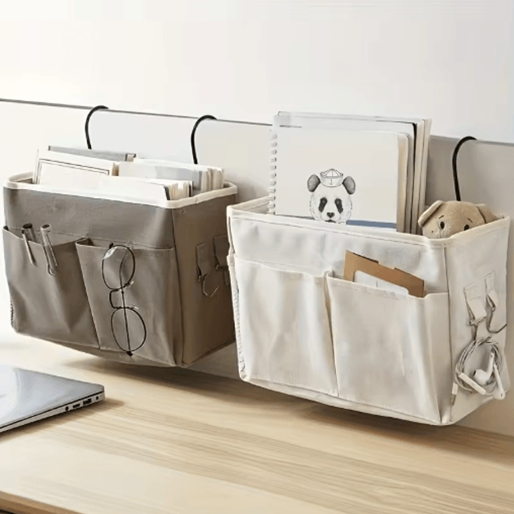 Dorm Bedside Hanging Storage Bag Multifunctional Organizer With Pockets 0