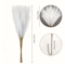 White Artificial Pampas Reed Decor Elegant Reed Grass Stems 10pcs 2