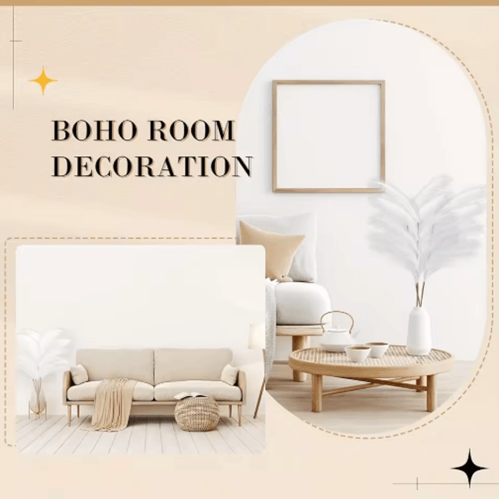 White Artificial Pampas Reed Decor Elegant Reed Grass Stems 10pcs 3