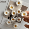 Cute Resin Flower Fridge Magnets Creative Home Kitchen Decor 20pcs Set 1