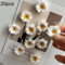 Cute Resin Flower Fridge Magnets Creative Home Kitchen Decor 20pcs Set 1