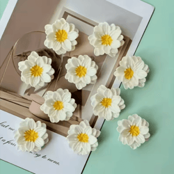 cute resin flower fridge magnets – creative home & kitchen decor (20pcs set)