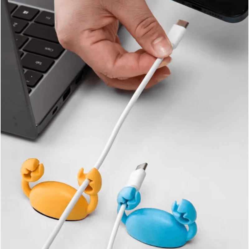 Cartoon Cable Organizer Cute Charging Cable Fastener Cable Management Buckle 2