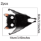 Black Bat Wall Decals SelfAdhesive Home Wall Art 2pcs Set 1