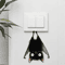 Black Bat Wall Decals SelfAdhesive Home Wall Art 2pcs Set 4