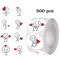 Matchstick People ThumbsUp Stickers 500pcsRoll SelfAdhesive PVC Labels 0
