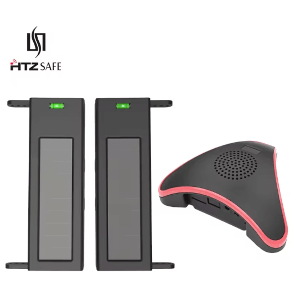 HTZSAFE Solar Beam Sensor Driveway Alarm 400m Wireless Home Security Alert System 0